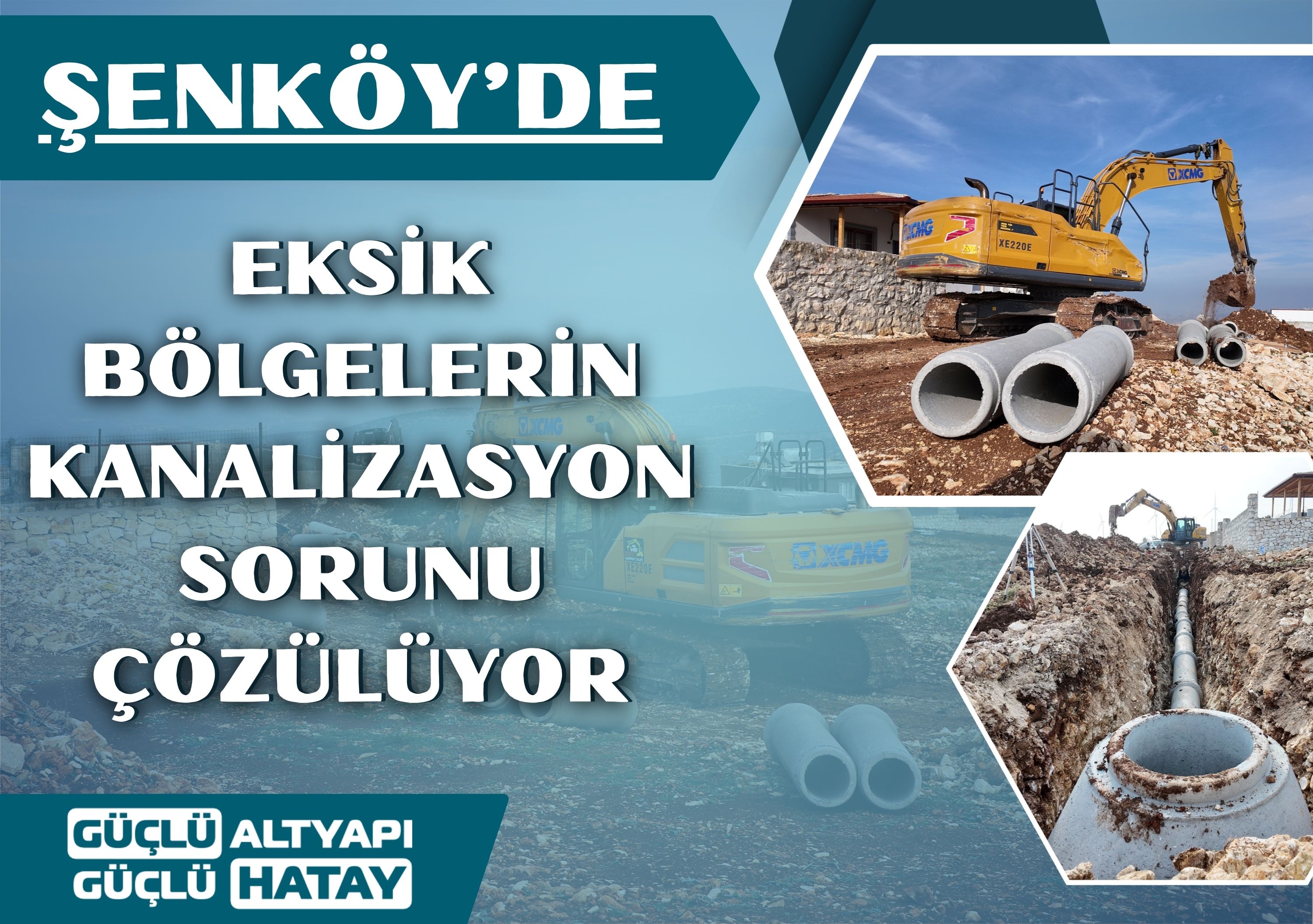 ŞENKÖY’DE EKSİK BÖLGELERİN KANALİZASYON SORUNU ÇÖZÜLÜYOR